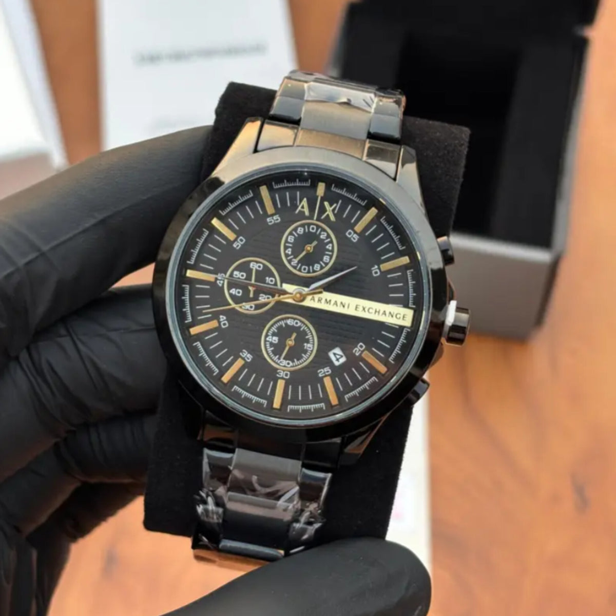 ARMANI EXCHANGE HAMPTON CHRONOGRAPH FULL BLACK