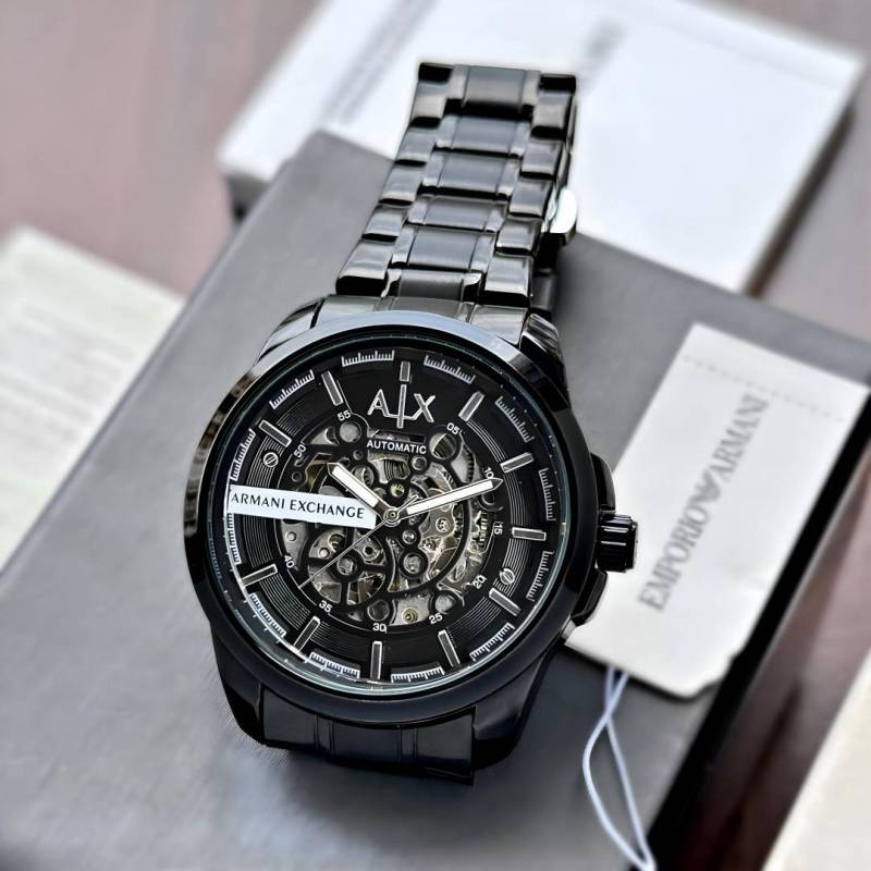 ARMANI EXCHANGE HAMPTON AUTOMATIC FULL BLACK