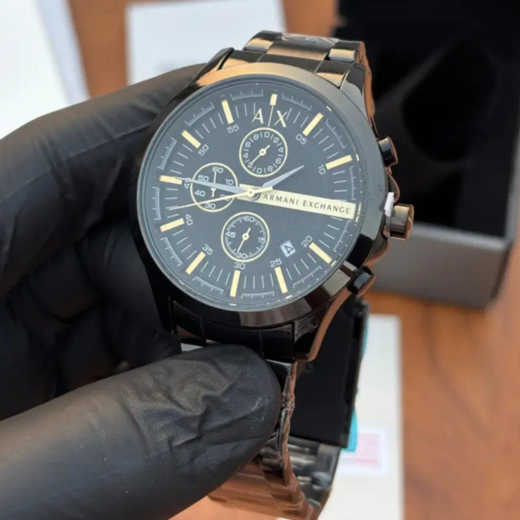 ARMANI EXCHANGE HAMPTON CHRONOGRAPH FULL BLACK