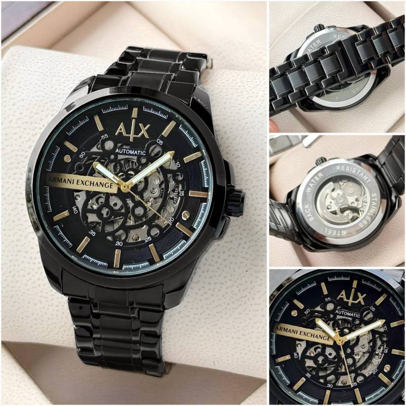 ARMANI EXCHANGE HAMPTON AUTOMATIC FULL BLACK
