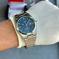 TISSOT PRX POWERMATIC WATCH (SILVER BLUE)