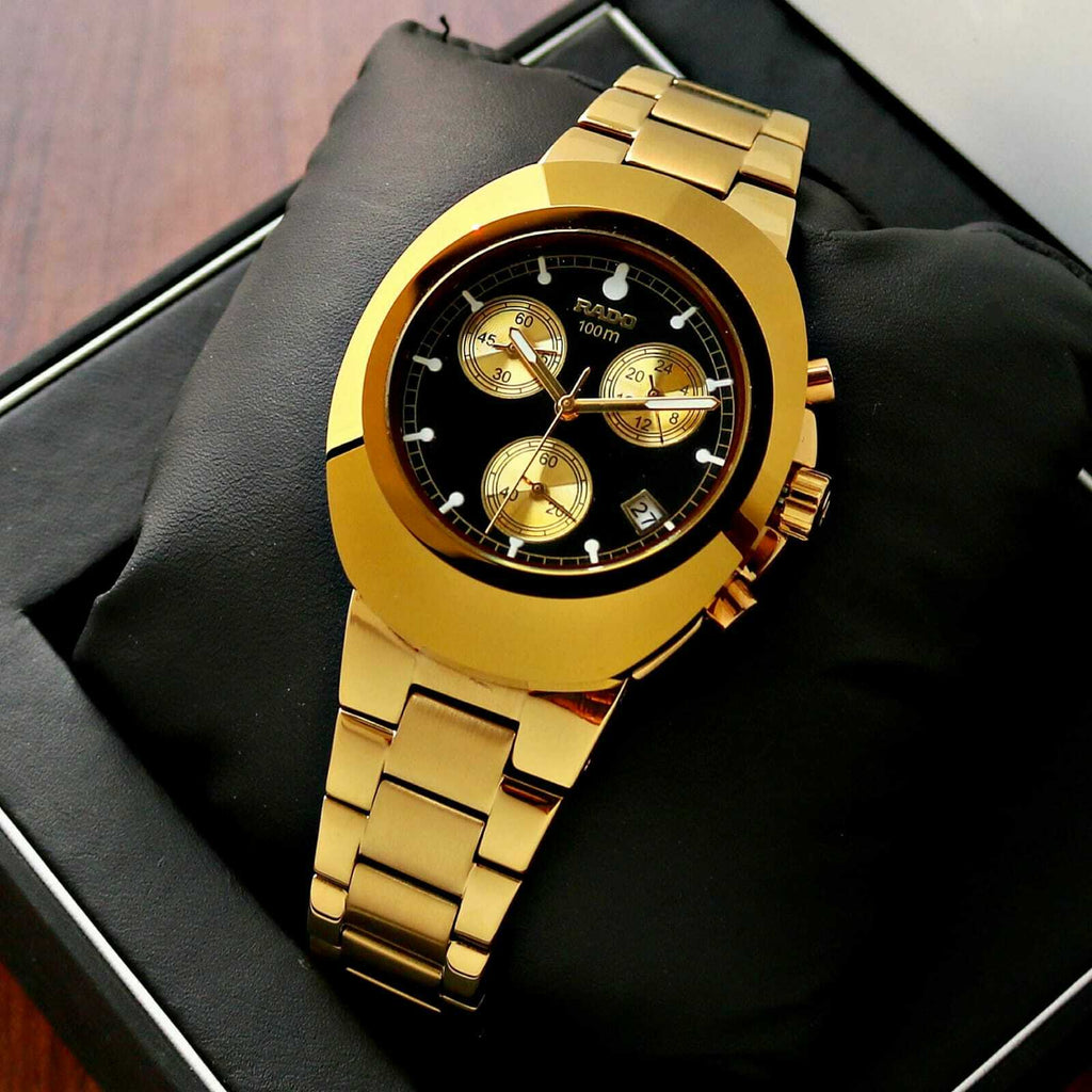 RADO DIASTAR CHRONOGRAPH GOLD BLACK (AUTOMATIC)