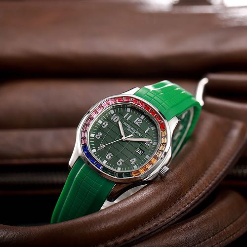 PATEK PHILIPPE AQUANUT RAINBOW GREEN (CELL MODEL)