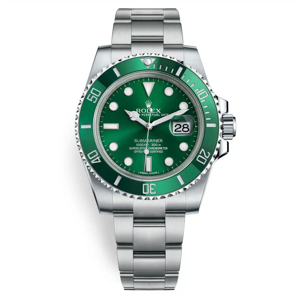 ROLEX SUBMARINER SILVER GREEN (AUTOMATIC)