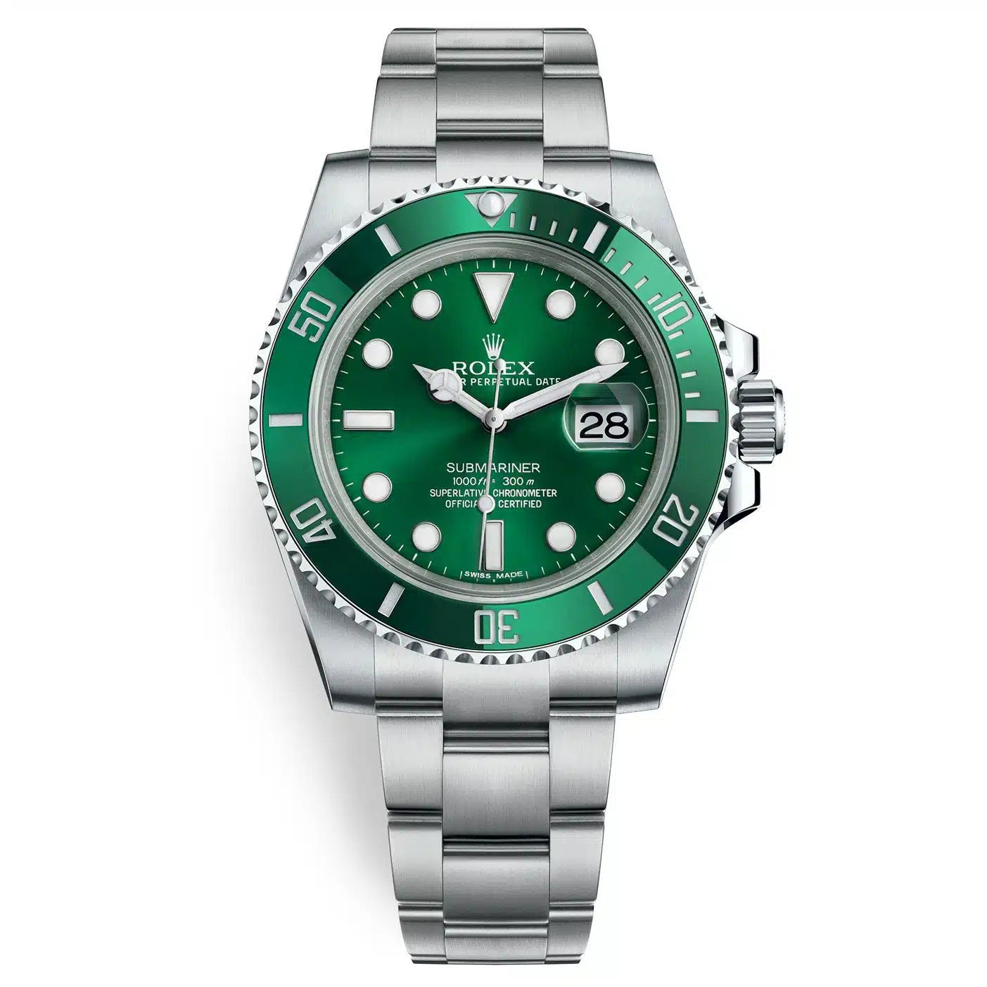 ROLEX SUBMARINER SILVER GREEN (CELL MODEL)