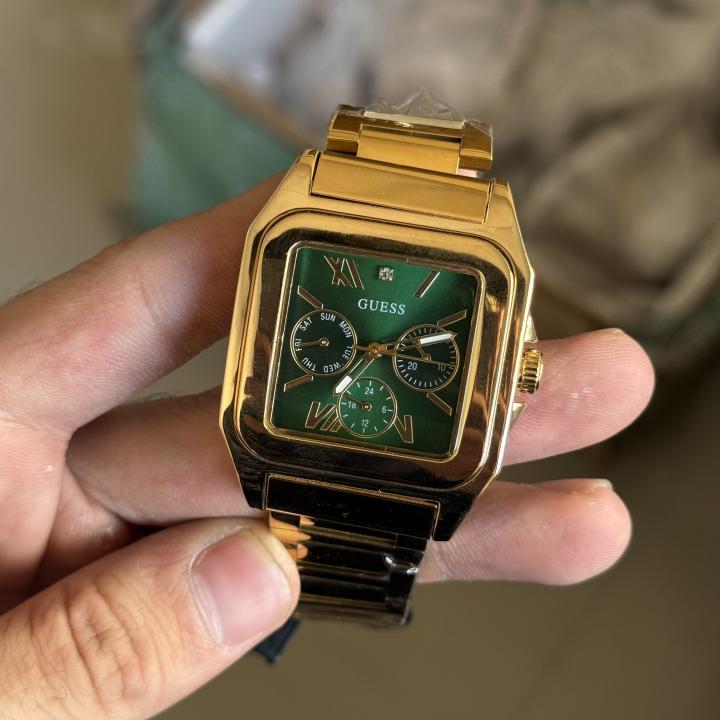 GUESS CLASSIC SQUARE (GOLD GREEN)