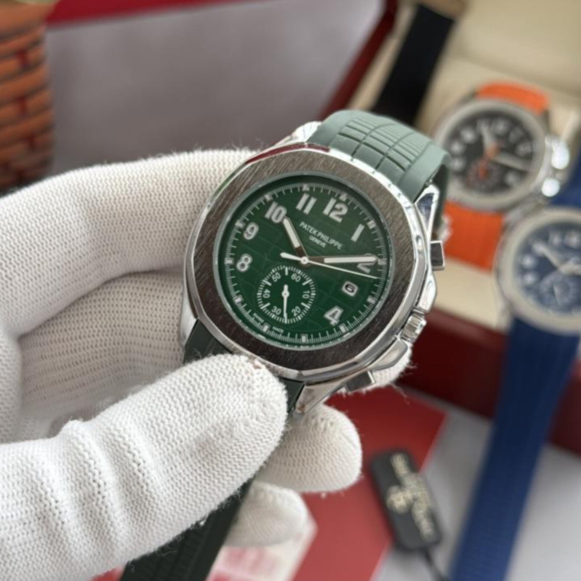 PATEK PHILIPPE AQUANUT CHRONOGRAPH GREEN (CELL MODEL)