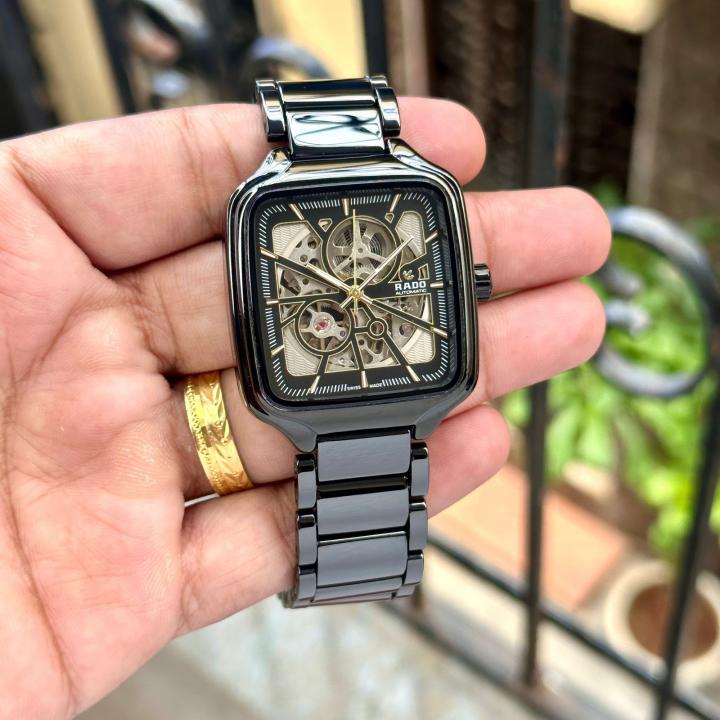 RADO TRUE SQUARE BLACK PURE CERAMIC (AUTOMATIC)