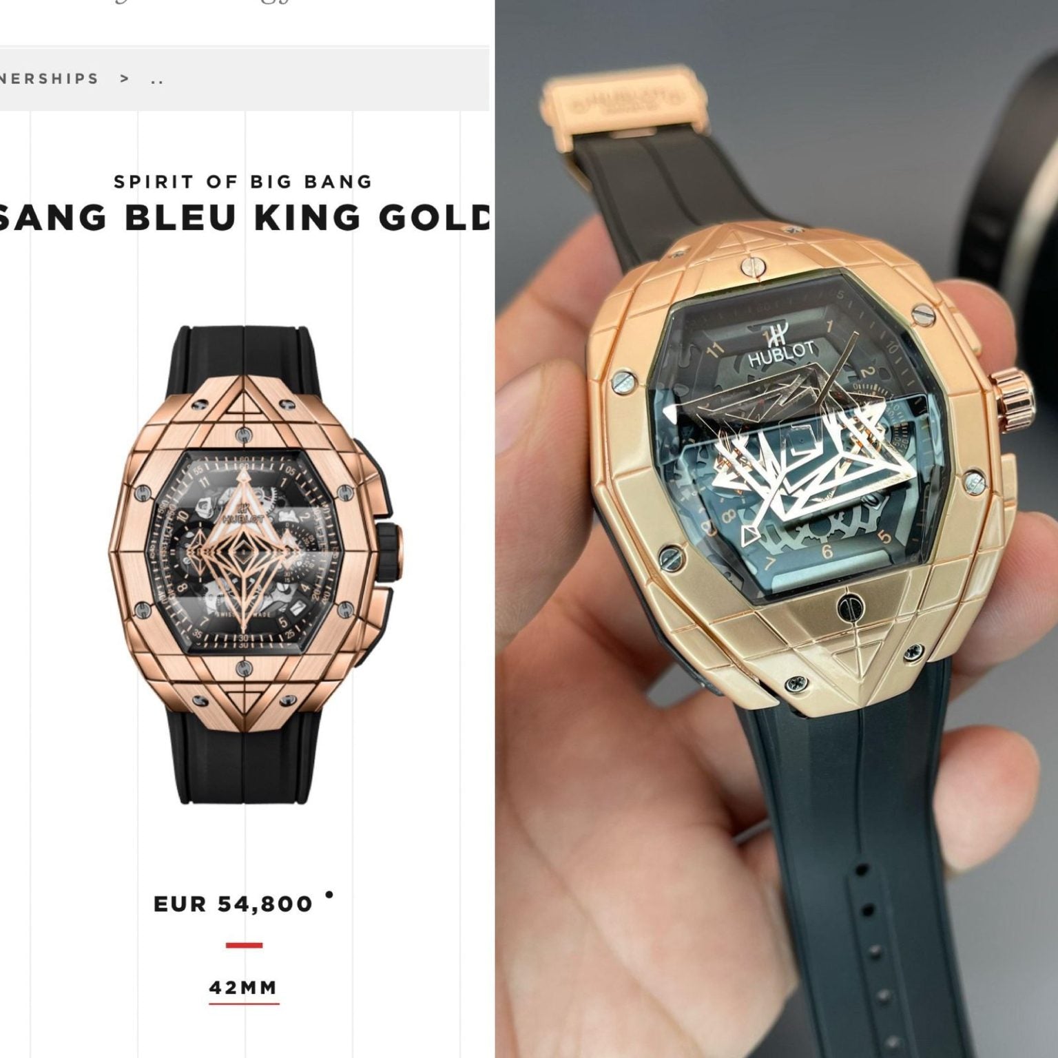 HUBLOT BIG BANG SPIDER (COPPER BLACK)