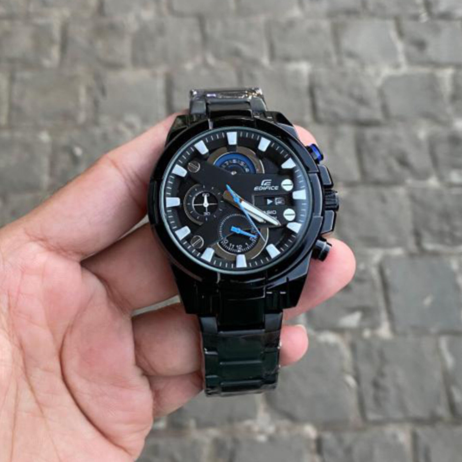 EDIFICE CASIO EFR-540 BLACK WATCH