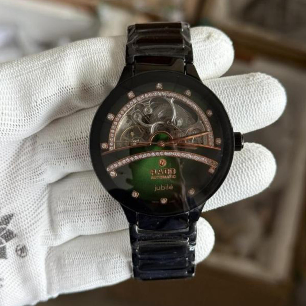 RADO CENTRIX OPEN HEART BLACK GREEN (AUTOMATIC)