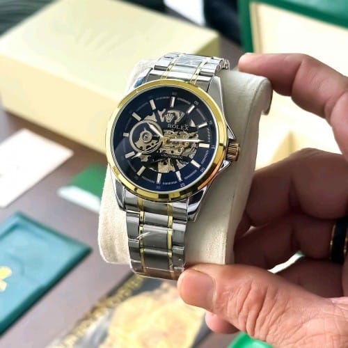 ROLEX CLASSIC GOLD BLACK TWO TONE (AUTOMATIC)