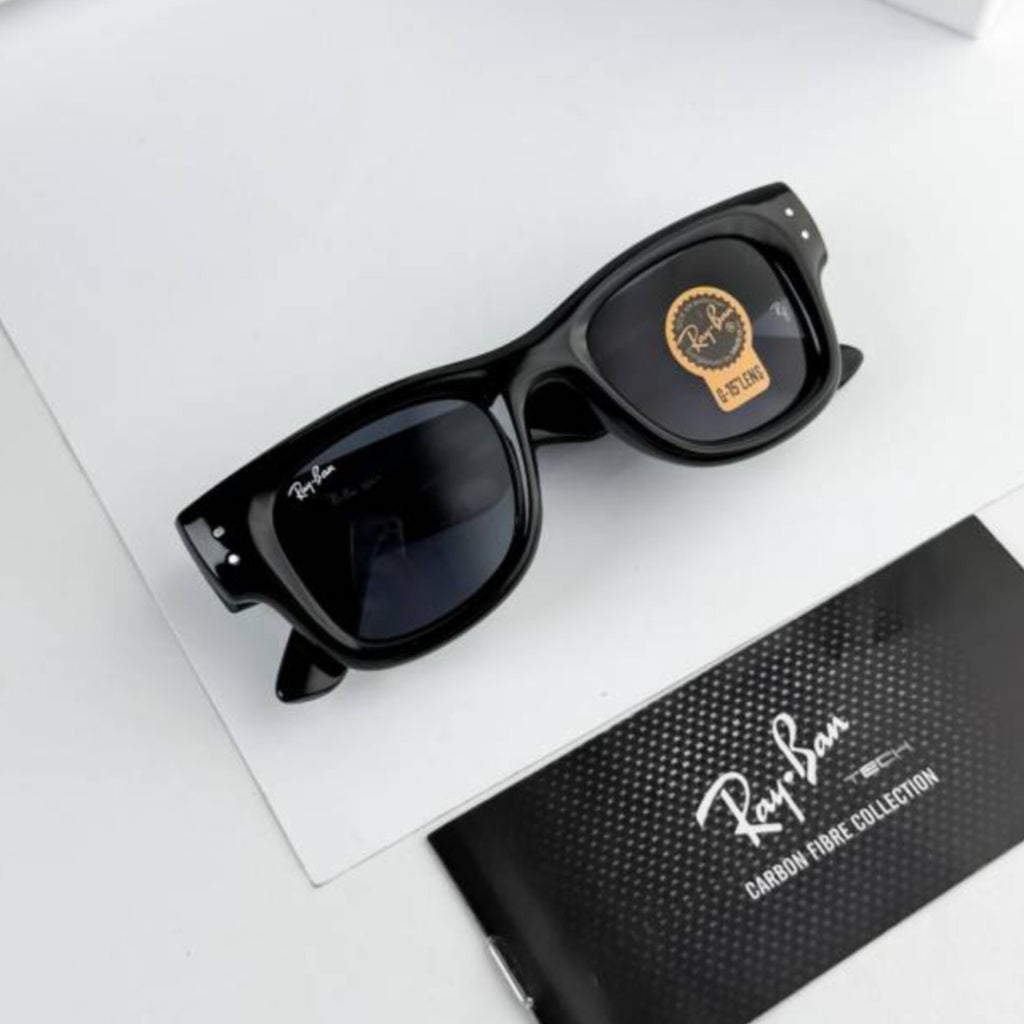 RAYBAN PUFFER SUNGLASSES WITH ORIGINAL BOX AND KIT