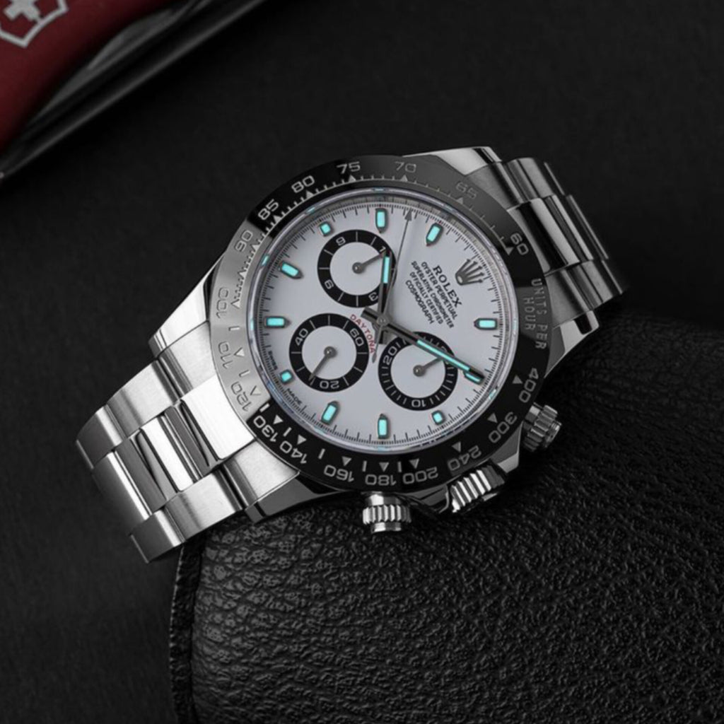 ROLEX DAYTONA SILVER BLACK (CELL MODEL)