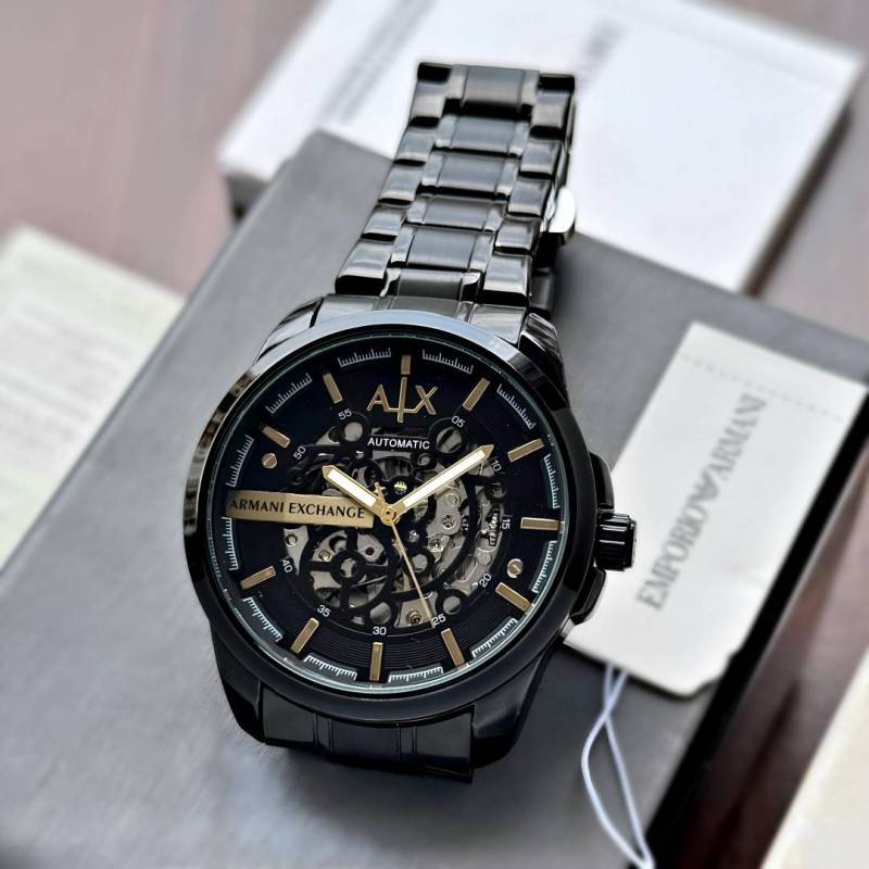 ARMANI EXCHANGE HAMPTON AUTOMATIC FULL BLACK