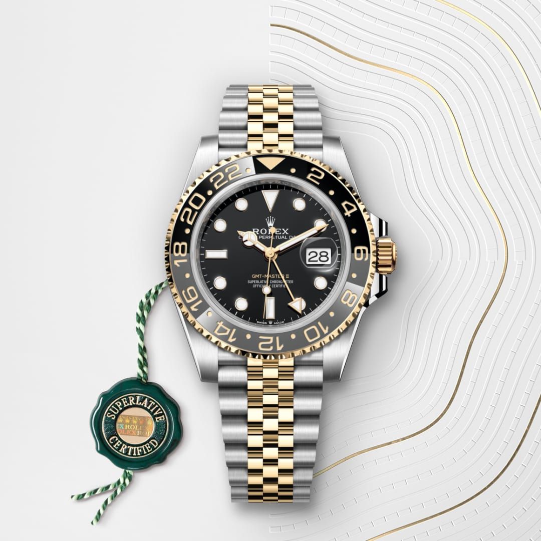 ROLEX GMT MASTER II DUALTONE  BLACK (CELL MODEL)