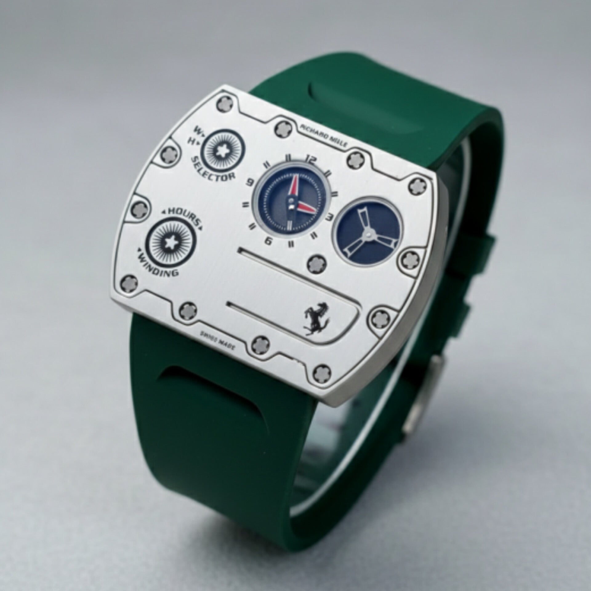 RICHARD MILLE TITANIUM SILVER GREEN
