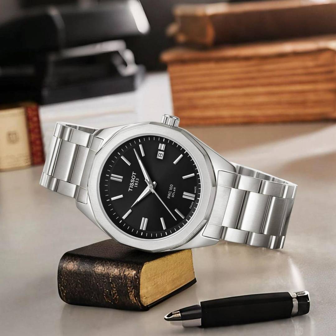 TISSOT PRC SOLAR (SILVER BLACK)