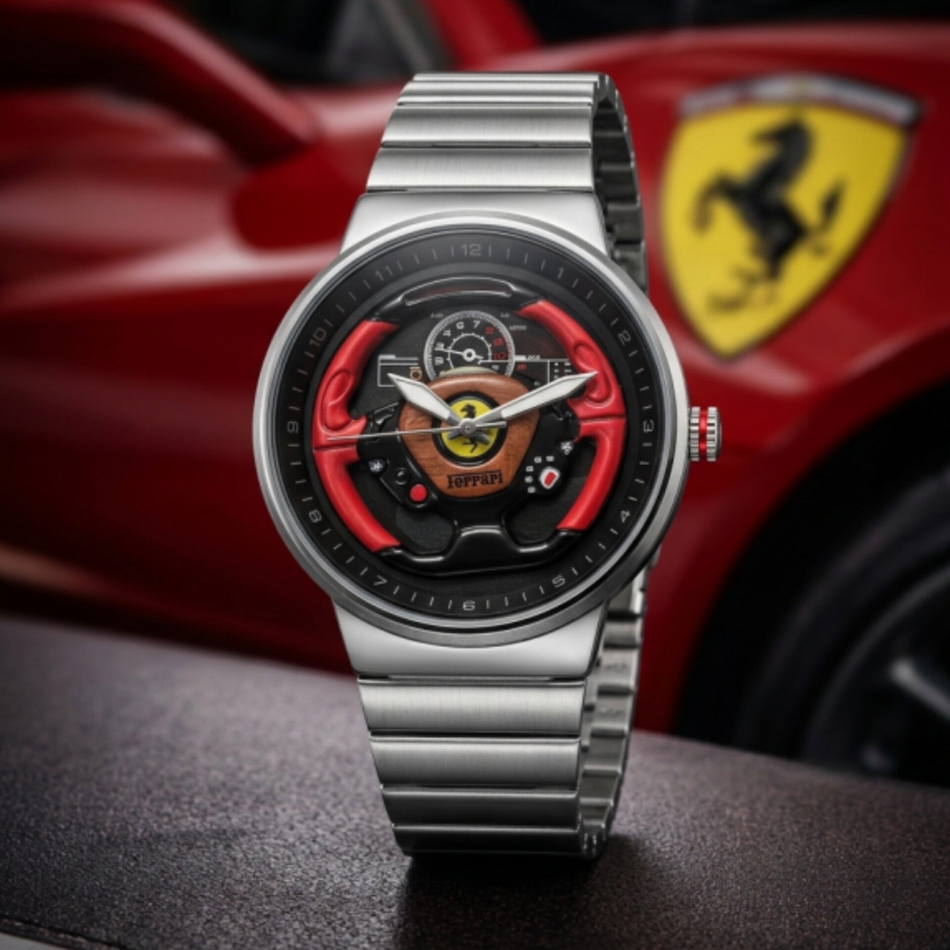 FERRARI SPIRIT SPINNER (SILVER)