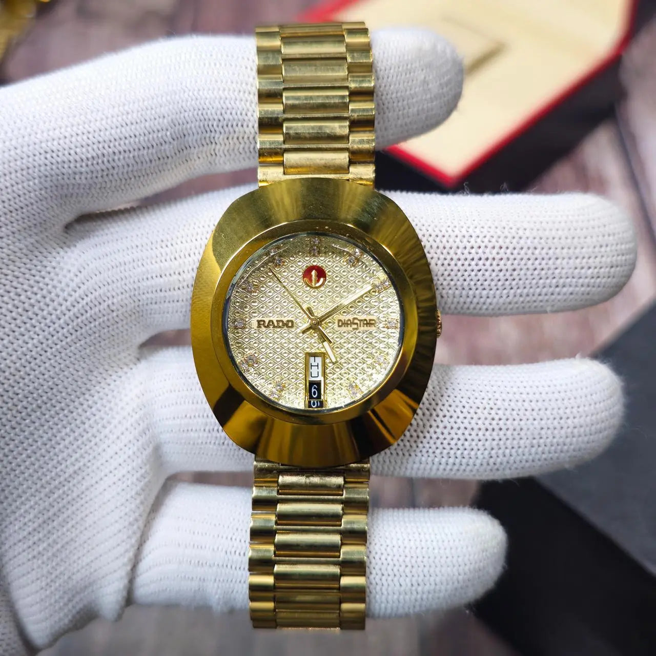 RADO DIASTAR GOLD DAY DATE (AUTOMATIC)