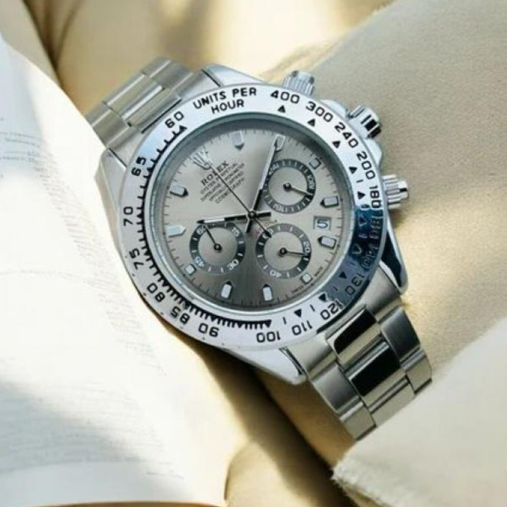 ROLEX DAYTONA SILVER GREY (CELL MODEL)