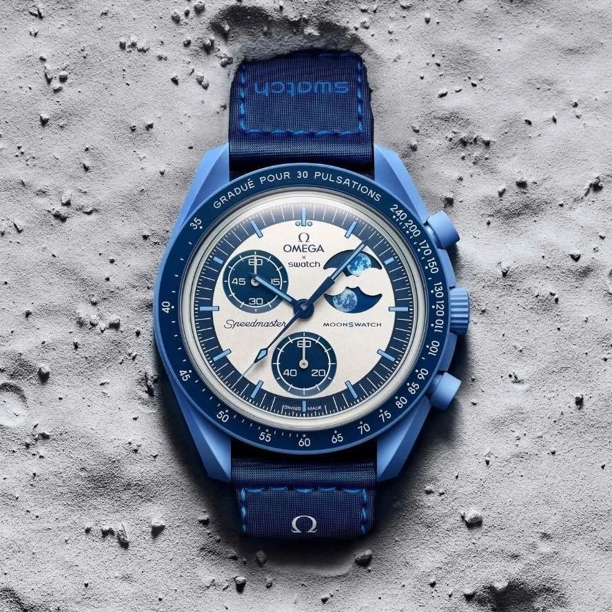 OMEGA MOONSWATCH MISSION TO THE SUPER BLUE MOONPHASE